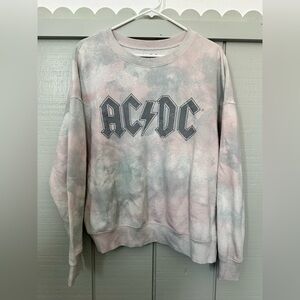AC/DC Tie Dye Logo Sweatshirt